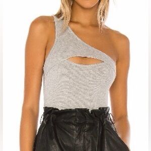 Superdown Sadra One-Shoulder Bodysuit